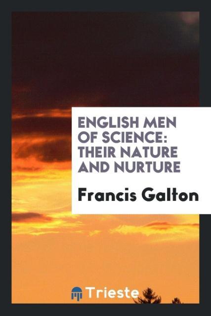 Kniha English Men of Science FRANCIS GALTON