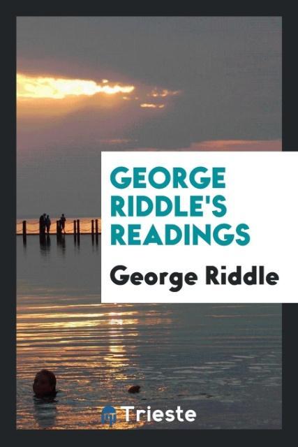 Kniha George Riddle's Readings GEORGE RIDDLE