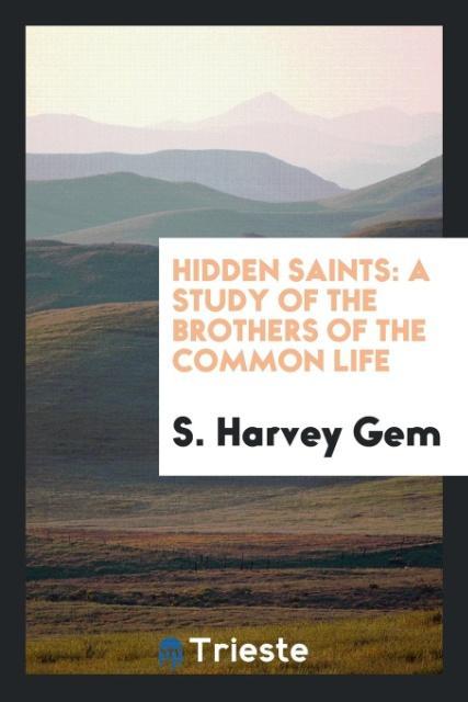 Knjiga Hidden Saints S. HARVEY GEM