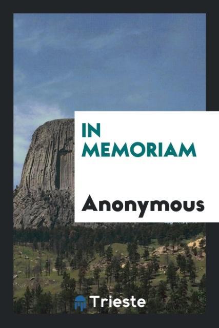 Kniha In Memoriam Anonymous