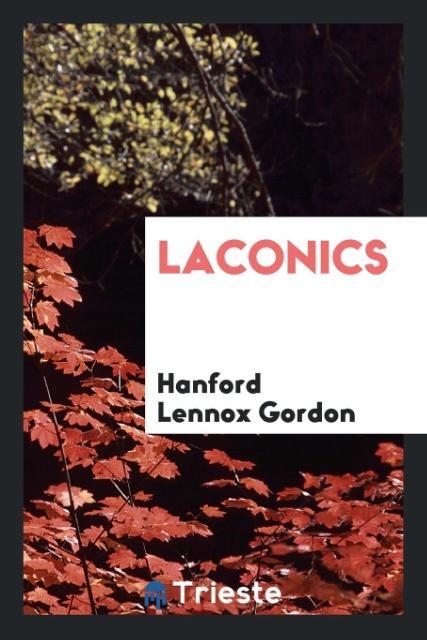 Knjiga Laconics HANFOR LENNOX GORDON