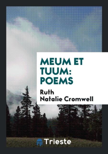 Könyv Meum Et Tuum RUTH NATALI CROMWELL