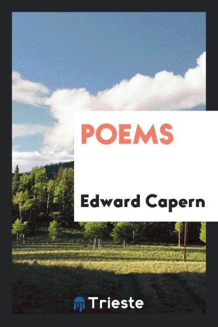 Книга Poems EDWARD CAPERN