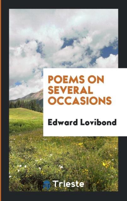 Книга Poems on Several Occasions EDWARD LOVIBOND