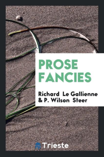 Book Prose Fancies Richard Le Gallienne