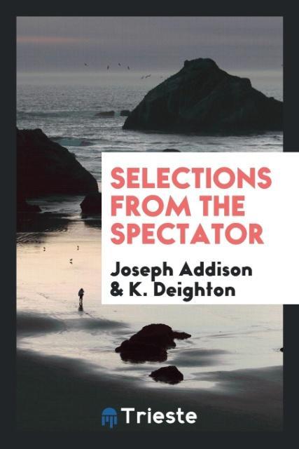 Livro Selections from the Spectator JOSEPH ADDISON