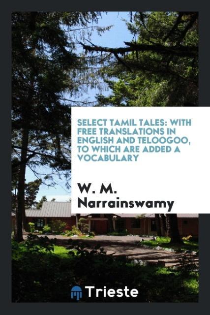 Carte Select Tamil Tales W. M. NARRAINSWAMY