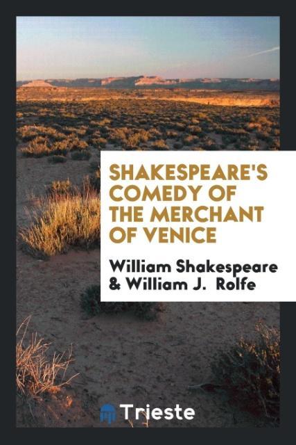 Buch Shakespeare's Comedy of the Merchant of Venice William Shakespeare