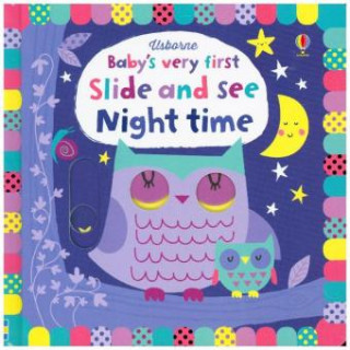 Carte Baby's Very First Slide and See Night time Fiona Watt