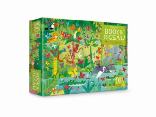 Книга Usborne Book and Jigsaw In the Jungle KIRSTEEN ROBSON