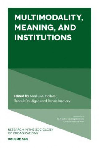 Könyv Multimodality, Meaning, and Institutions Markus A. Höllerer