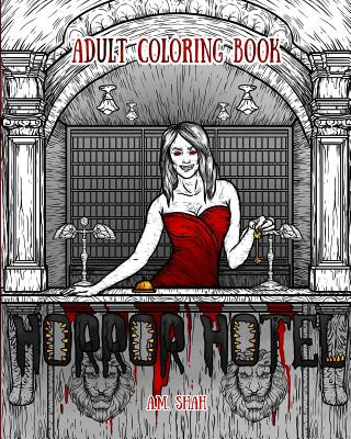 Könyv ADULT COLORING BOOK: HORROR HOTEL A.M. SHAH