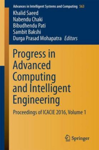 Book Progress in Advanced Computing and Intelligent Engineering Khalid Saeed