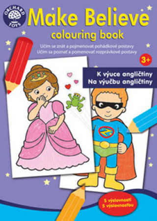 Книга Make Believe colouring book 