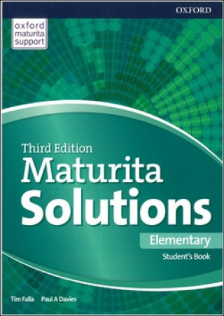 Book Maturita Solutions 3rd Edition Elementary Student's Book Tim Falla