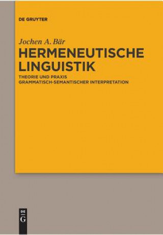 Carte Hermeneutische Linguistik Jochen A. Bär