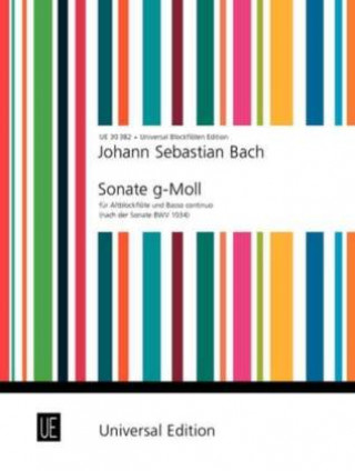 Tiskani izdelki Sonate Johann Sebastian Bach