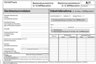 Kniha Medizinproduktebuch - Bestandsverzeichnis Rolf-Dieter Böckmann