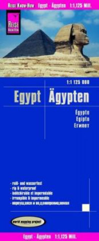 Tiskovina Reise Know-How Landkarte Ägypten / Egypt / Egypte / Egipto Reise Know-How Verlag Peter Rump