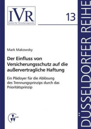 Kniha Der Einfluss von Versicherungsschutz auf die außervertragliche Haftung Mark Makowsky