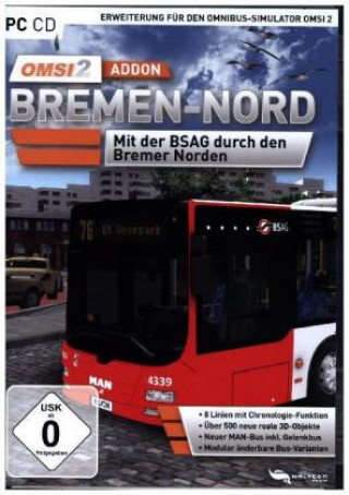 Digital OMSI 2 AddOn Bremen - Nord, 1 CD-ROM 