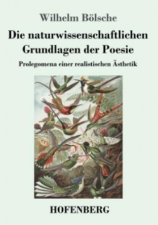 Kniha naturwissenschaftlichen Grundlagen der Poesie Wilhelm Bolsche