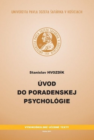 Book Úvod do poradenskej psychológie Stanislav Hvozdík