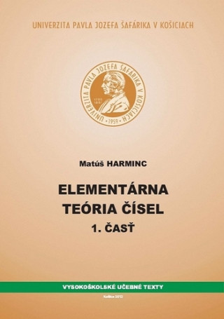 Book Elementárna teória čísel I. časť Matúš Harminc