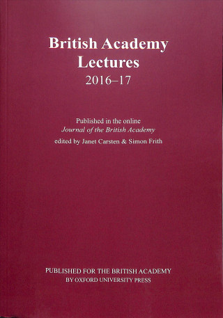 Boek British Academy Lectures, 2016-17 Janet Carsten