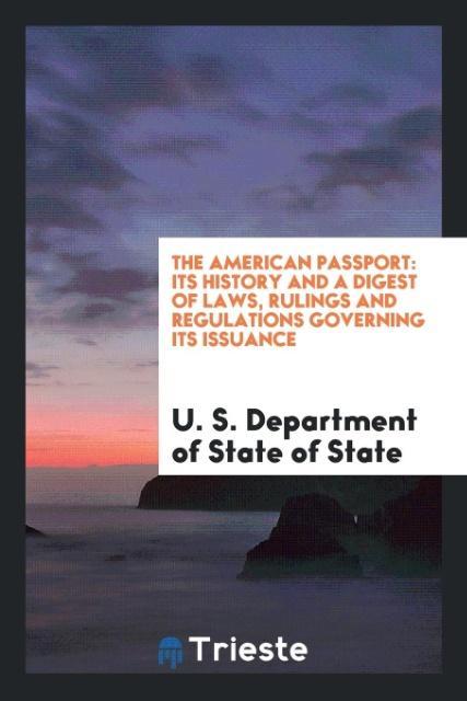 Knjiga American Passport U. S. DEPAR OF STATE