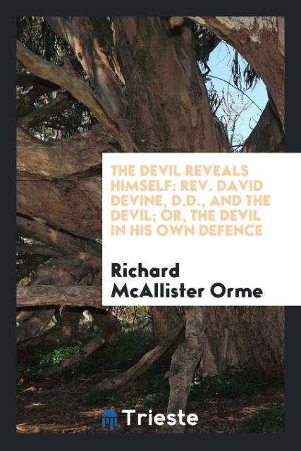 Knjiga Devil Reveals Himself RICH MCALLISTER ORME