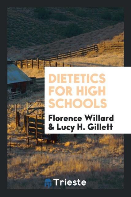 Knjiga Dietetics for High Schools FLORENCE WILLARD