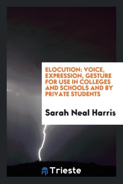 Buch Elocution SARAH NEAL HARRIS