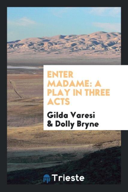 Livre Enter Madame GILDA VARESI