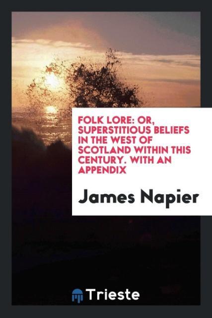 Kniha Folk Lore JAMES NAPIER