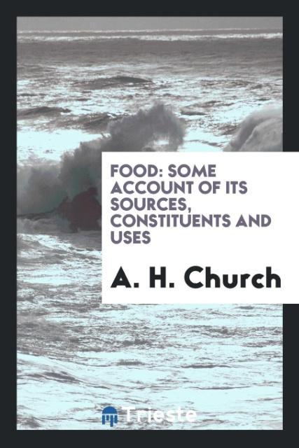 Knjiga Food A. H. CHURCH