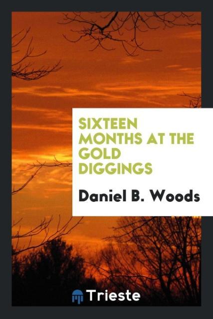 Carte Sixteen Months at the Gold Diggings DANIEL B. WOODS