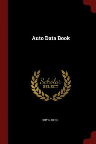 Carte Auto Data Book EDWIN HESS