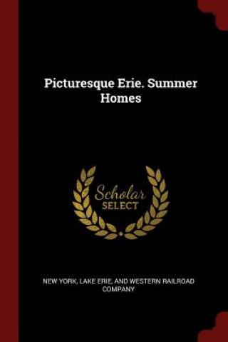 Carte Picturesque Erie. Summer Homes NEW YORK