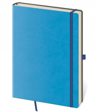 Papírenské zboží Zápisník Flexies L linkovaný modrý 