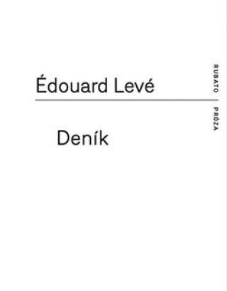 Книга Deník Édouard Levé