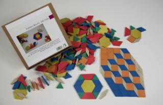 Játék Pattern Blocks, 250 Teile aus RE-Wood® 