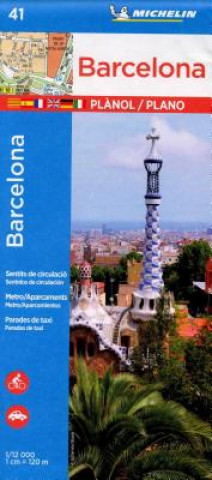 Livre Michelin Barcelona Map No. 41 