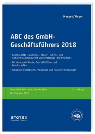 Kniha ABC des GmbH-Geschäftsführers 2018 Andreas Masuch