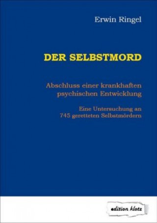 Buch Der Selbstmord Erwin Ringel