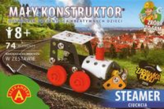 Game/Toy Mały konstruktor Steamer Ciuchcia 74 elementy 