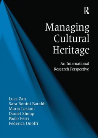Kniha Managing Cultural Heritage Luca Zan