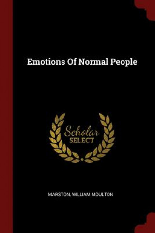 Kniha Emotions of Normal People WILLIAM MOU MARSTON
