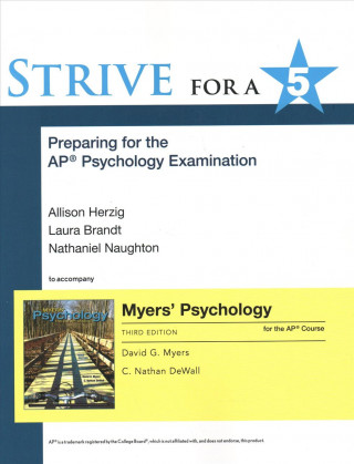 Kniha Strive for a 5: Preparing for the AP* Psychology Exam (Myers AP) David A Myers