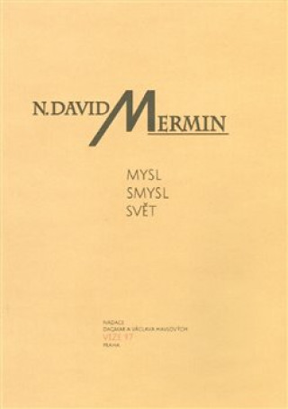 Book Mysl Smysl Svět David N. Marmin